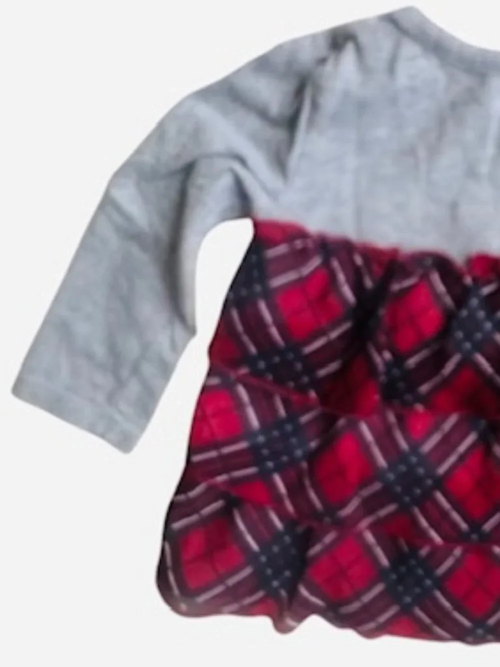 Disney 12 Months MINNIE Sequin Plaid TEE